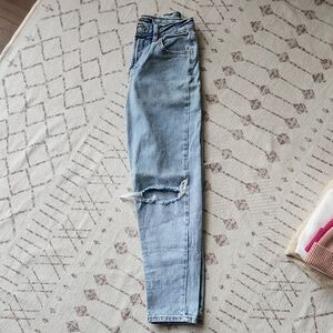 Wild Fable Light Blue Denim Jeans Super High-Rise Mom Jeans size 0